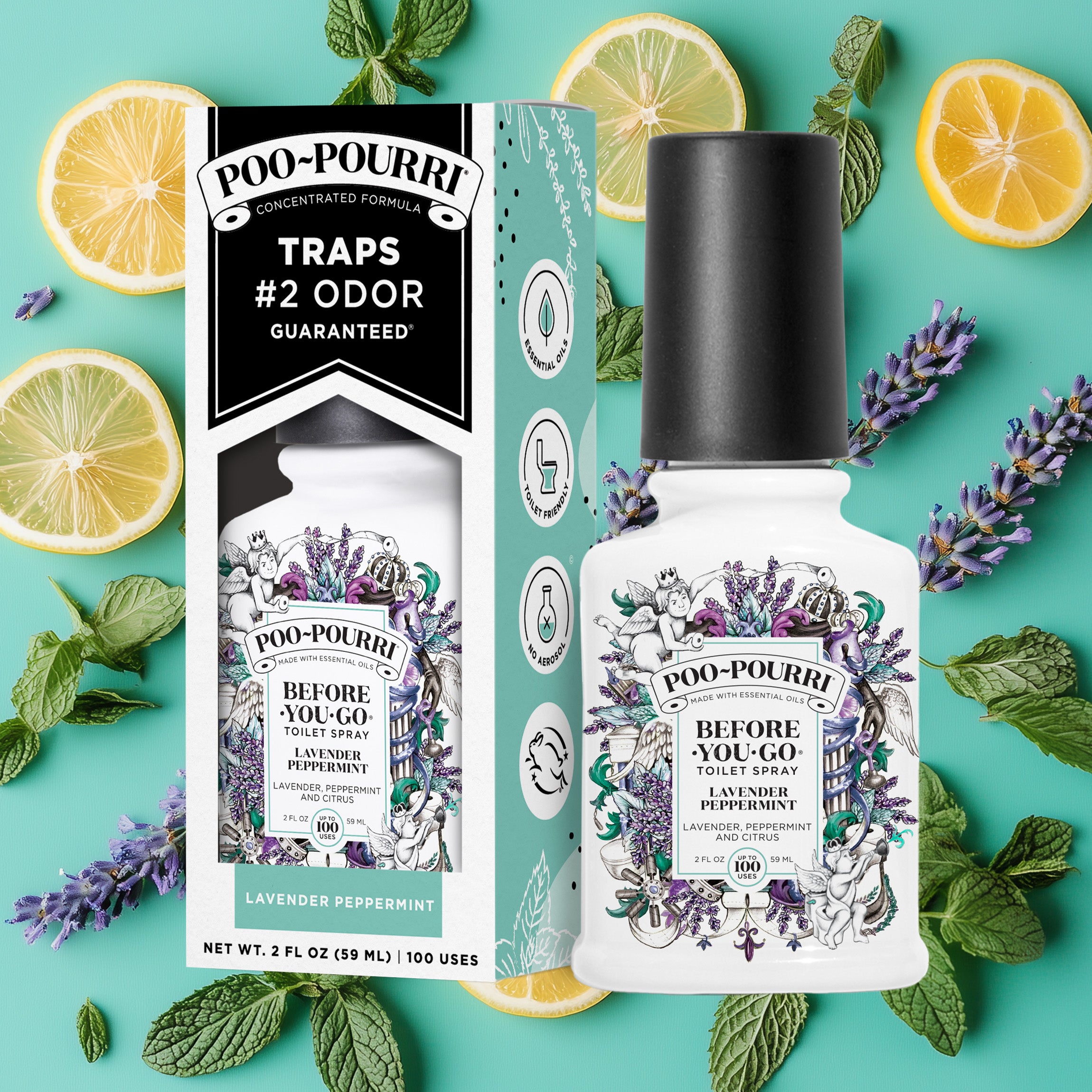 Lavender Peppermint - Poo~Pourri Toilet Spray - Main image