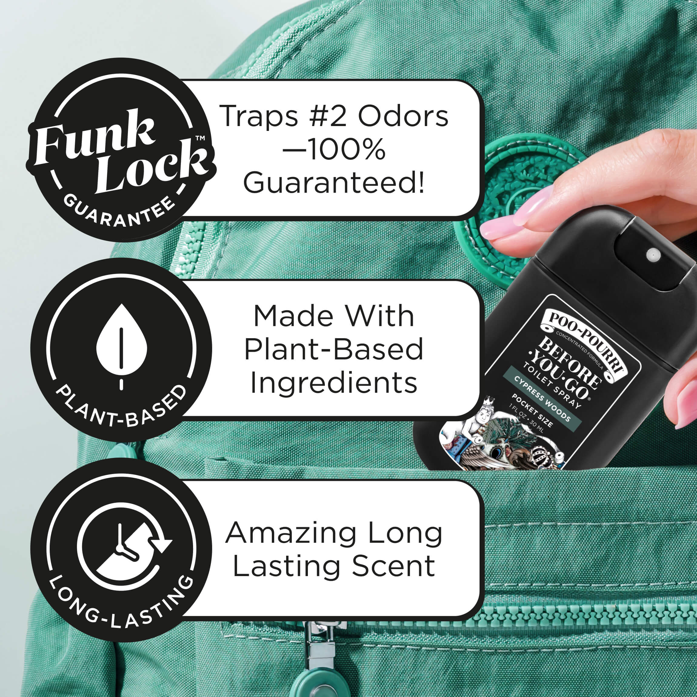 Cypress Woods Pocket Sprayer - Poo~Pourri Toilet Spray - View 3