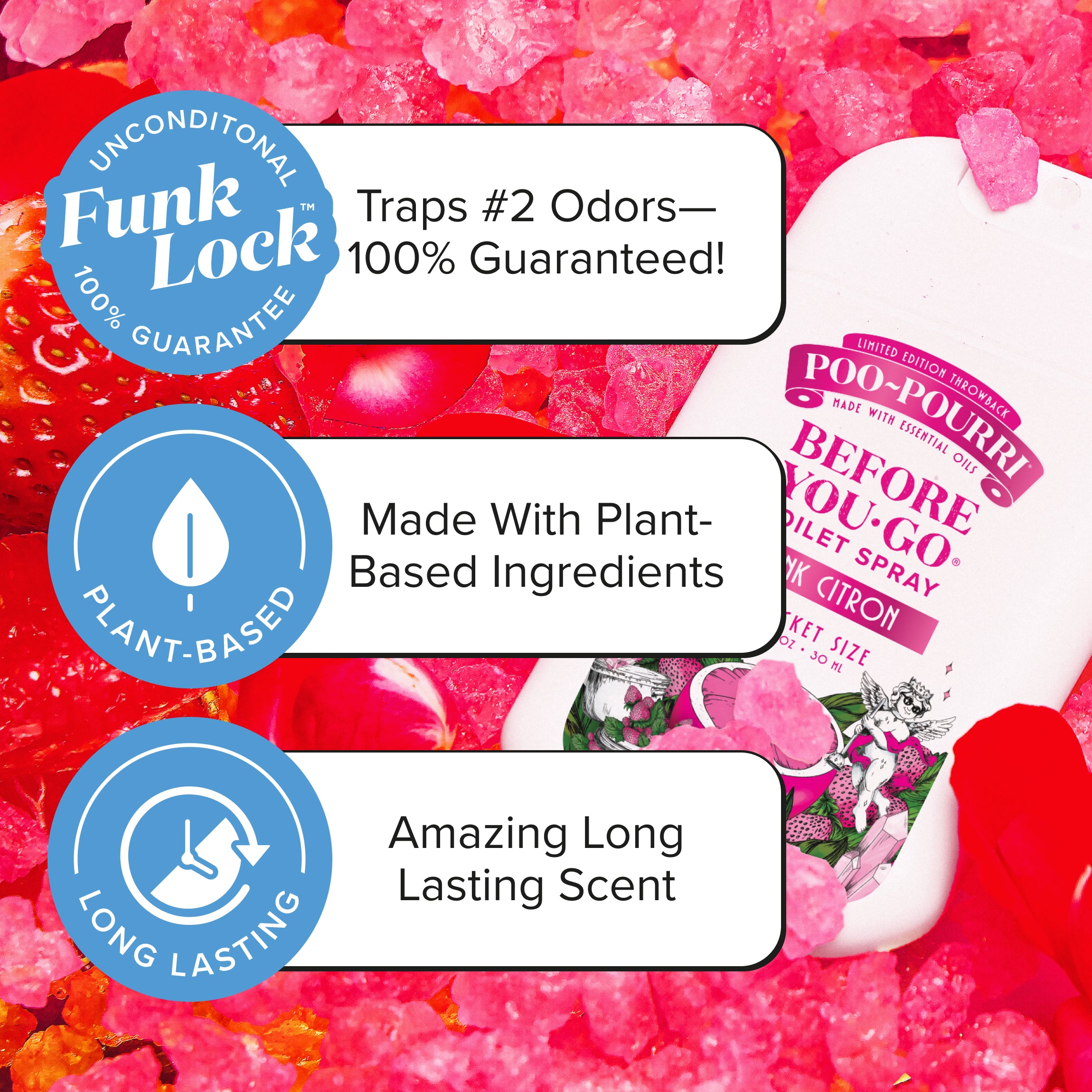 Pink Citron Pocket Sprayer - Poo~Pourri Toilet Spray - View 3