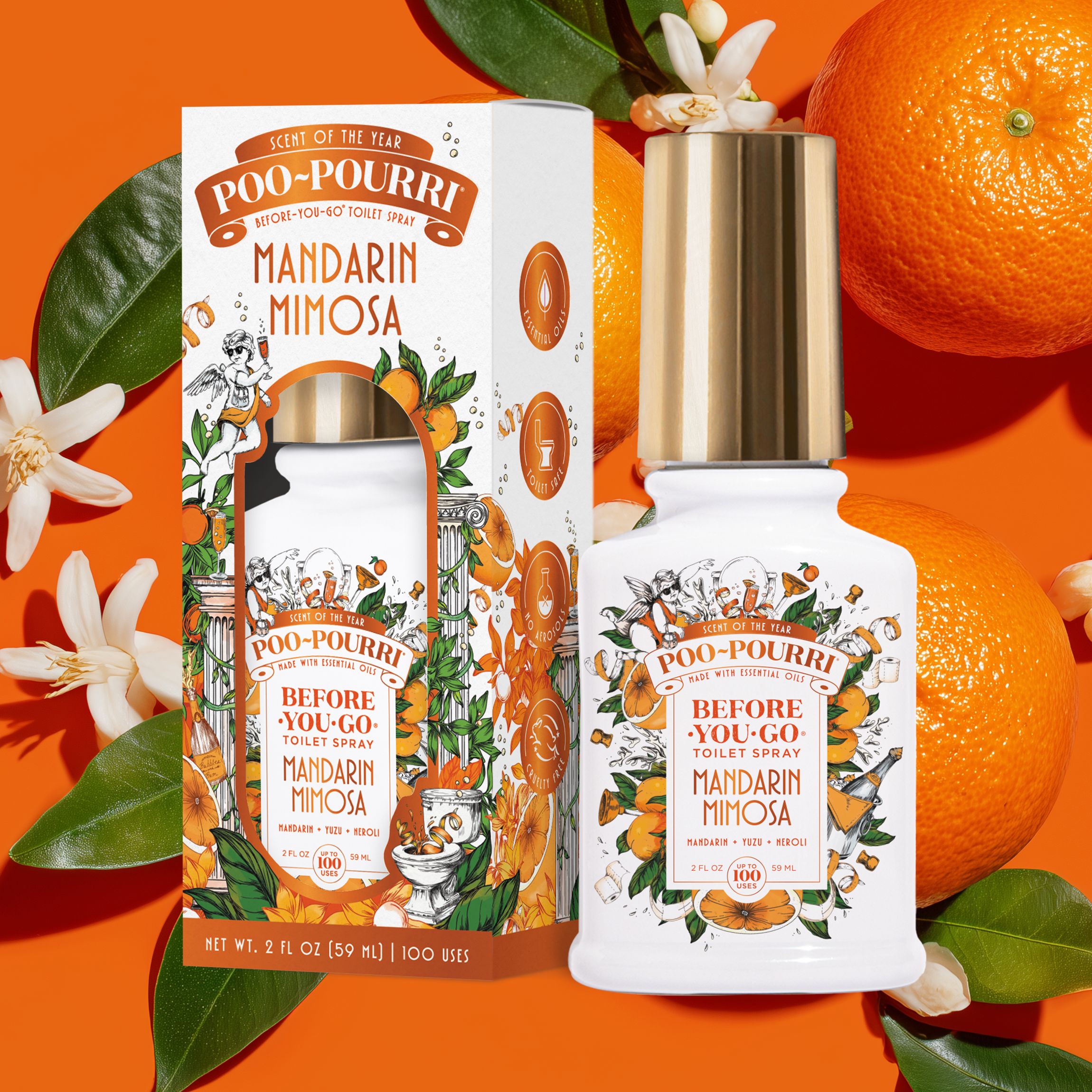 Mandarin Mimosa - Poo~Pourri Toilet Sprays - Main image