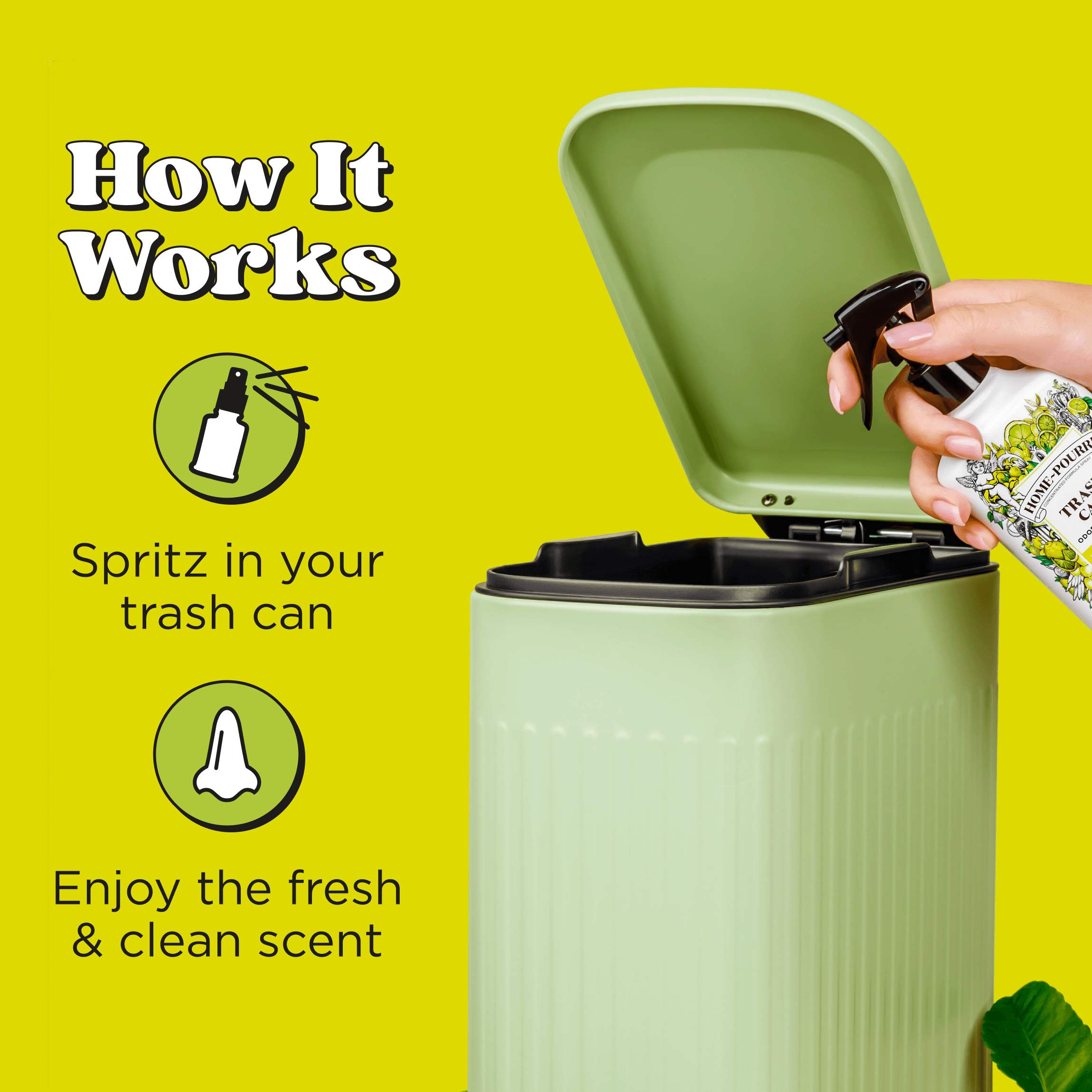 Lime Zest & Matcha - Home~Spray Air Freshener for Trash Can - View 5