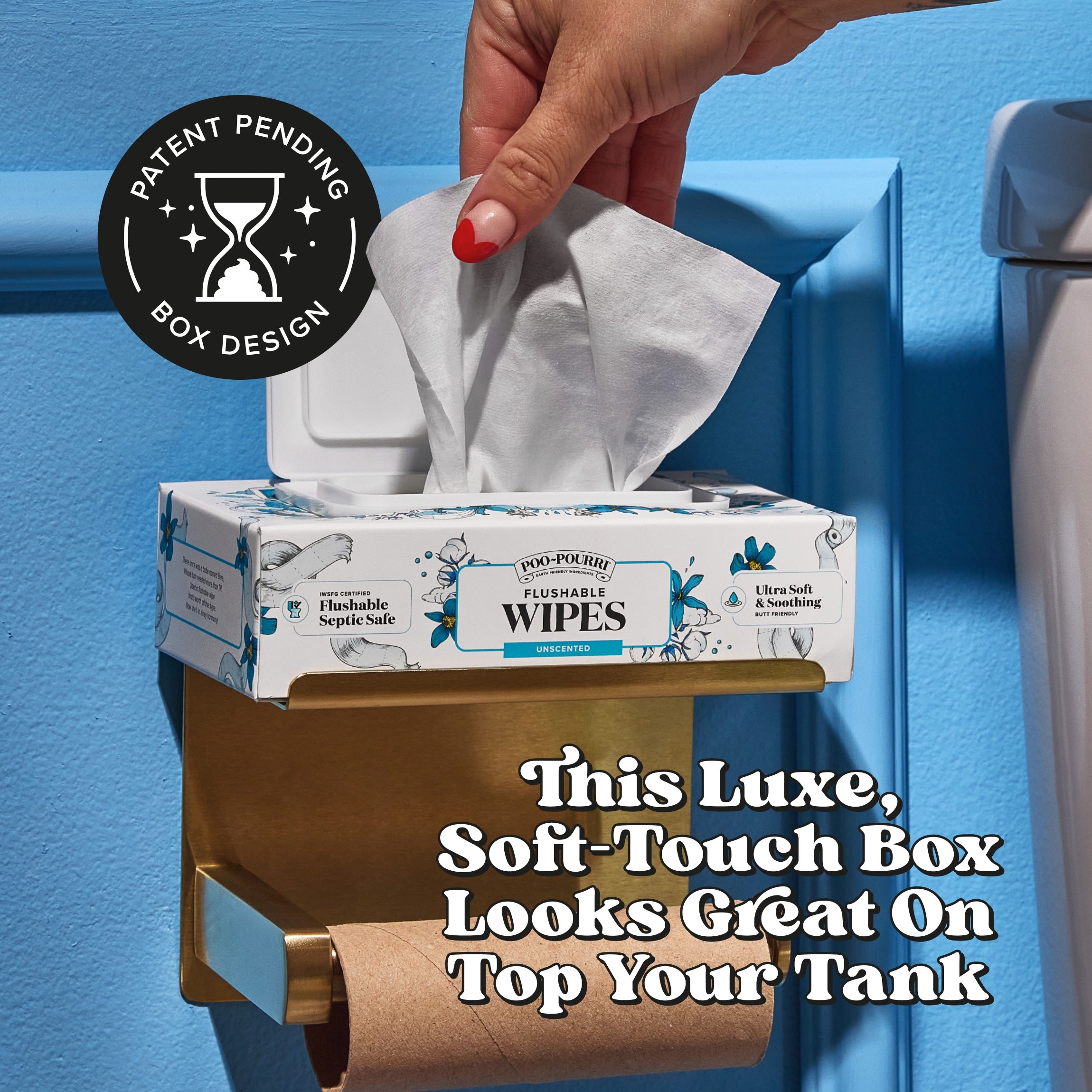 Unscented Flushable Wipes - Poo~Pourri - View 6
