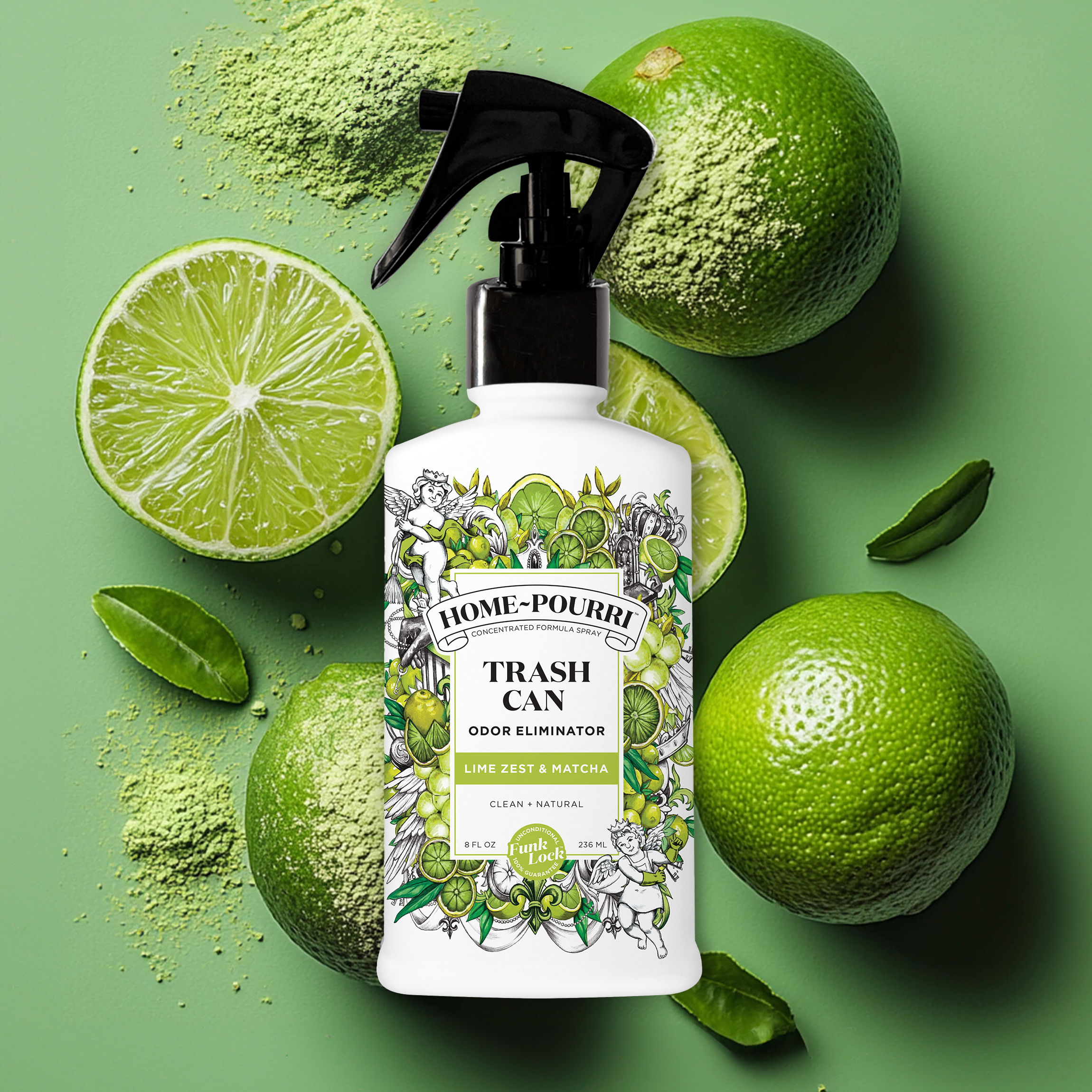 Lime Zest & Matcha - Home~Spray Air Freshener for Trash Can - Main image