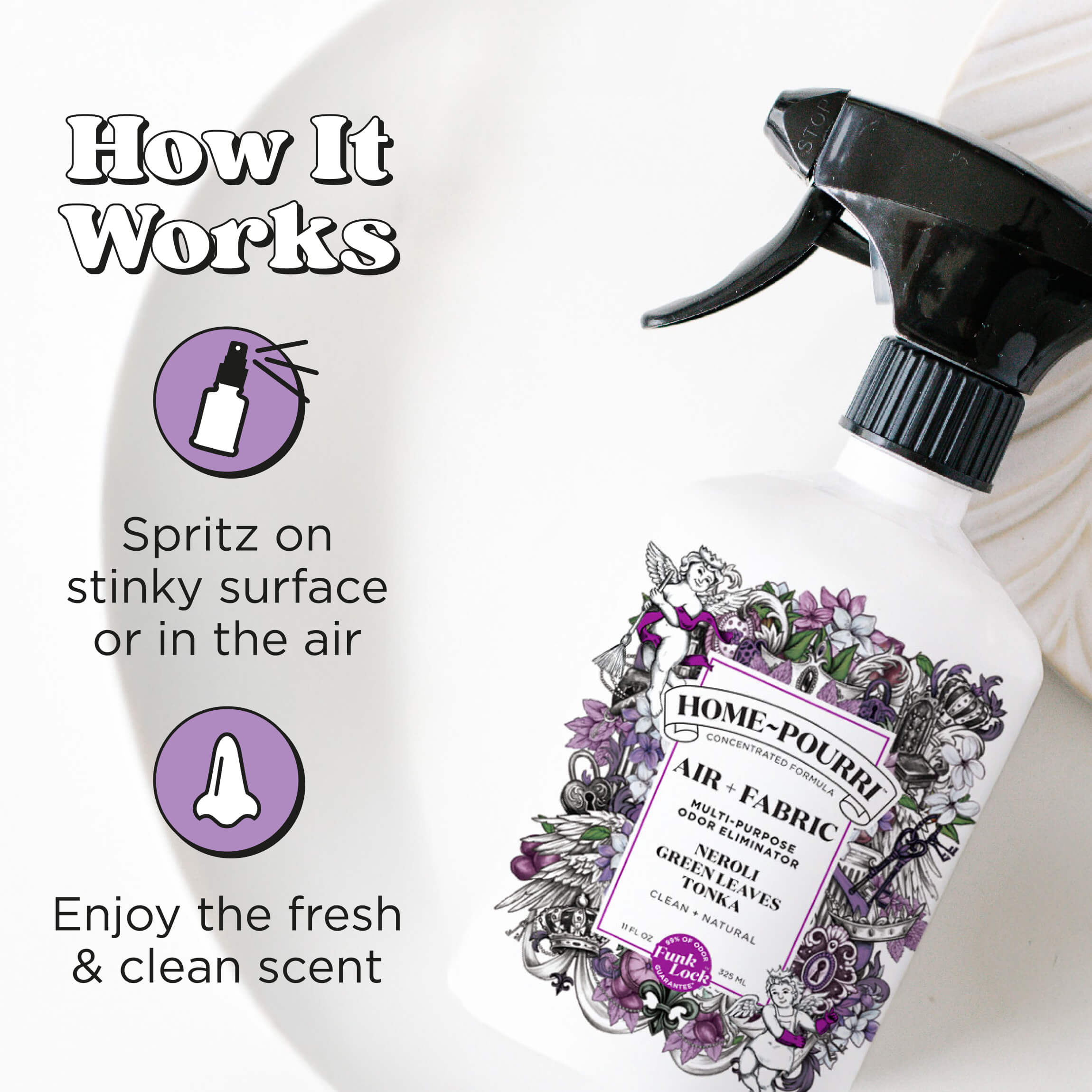 Neroli Green Leaves Tonka - Home~Pourri Room Spray - View 5
