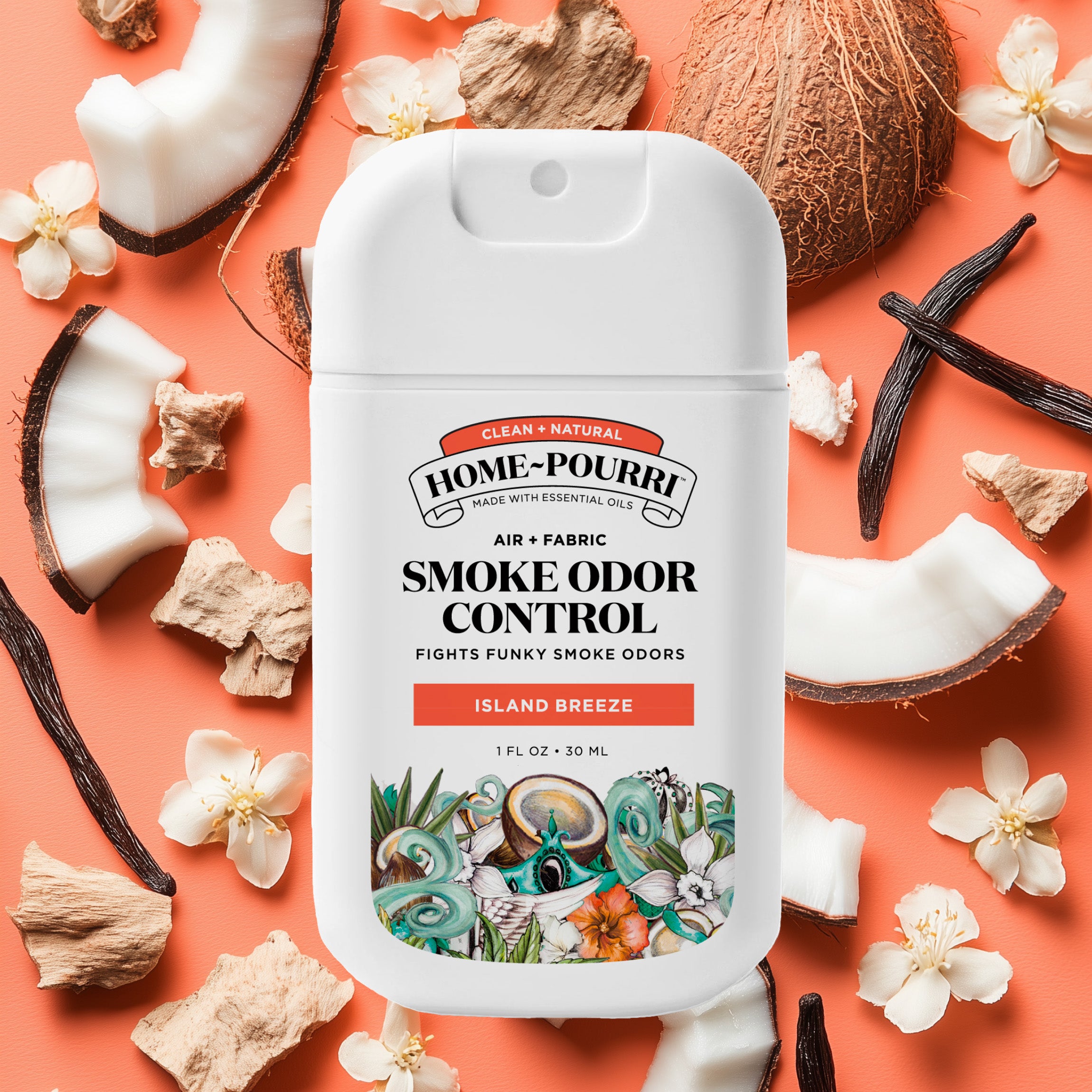 Smoke Odor Control Island Breeze Pocket Sprayer - Main image