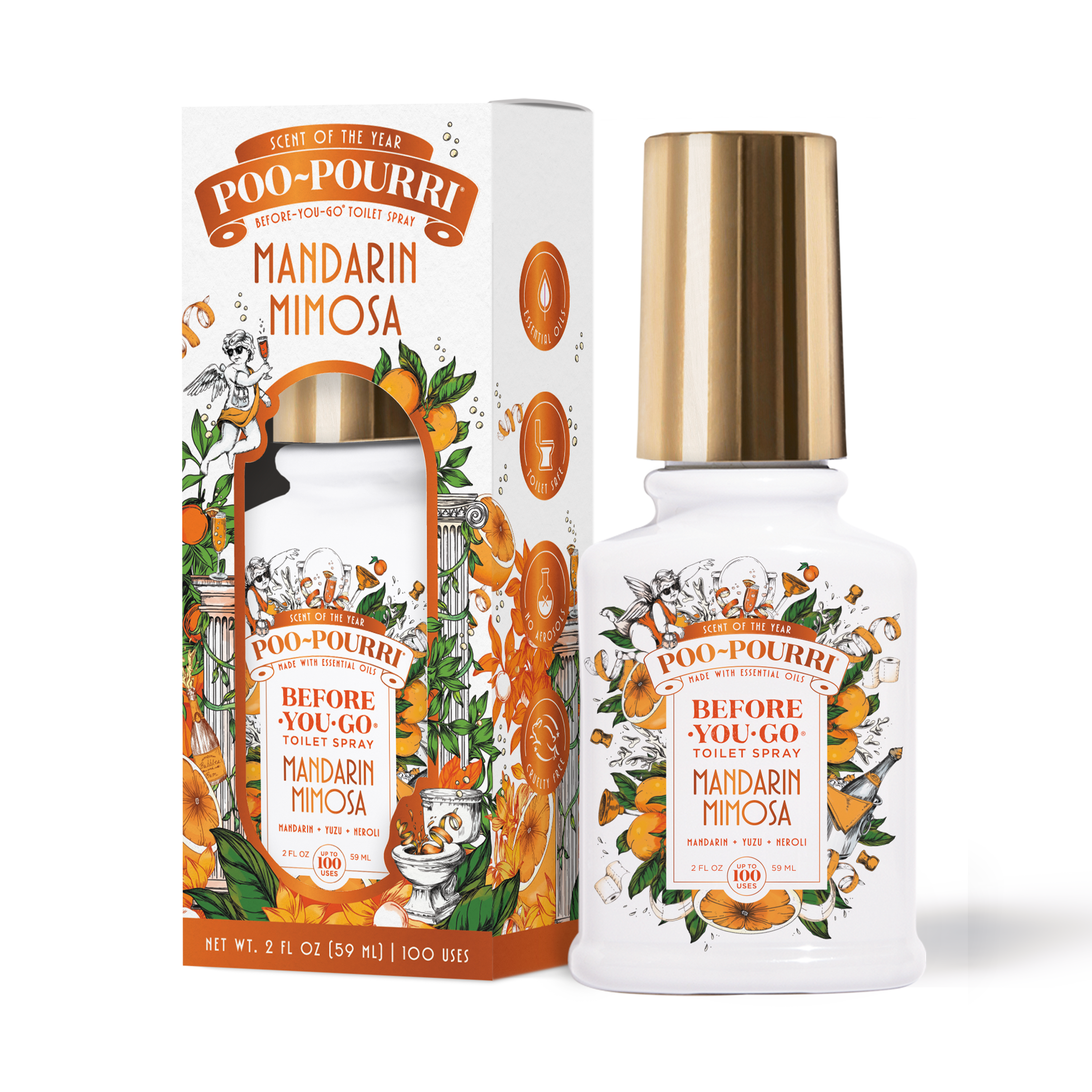 Mandarin Mimosa - Poo~Pourri Toilet Sprays - View 2