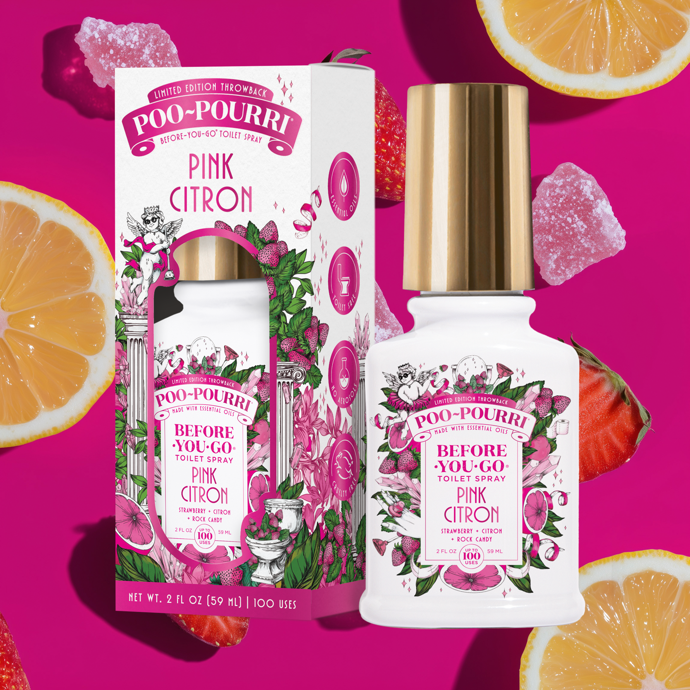Pink Citron - Poo~Pourri Toilet Sprays - Main image