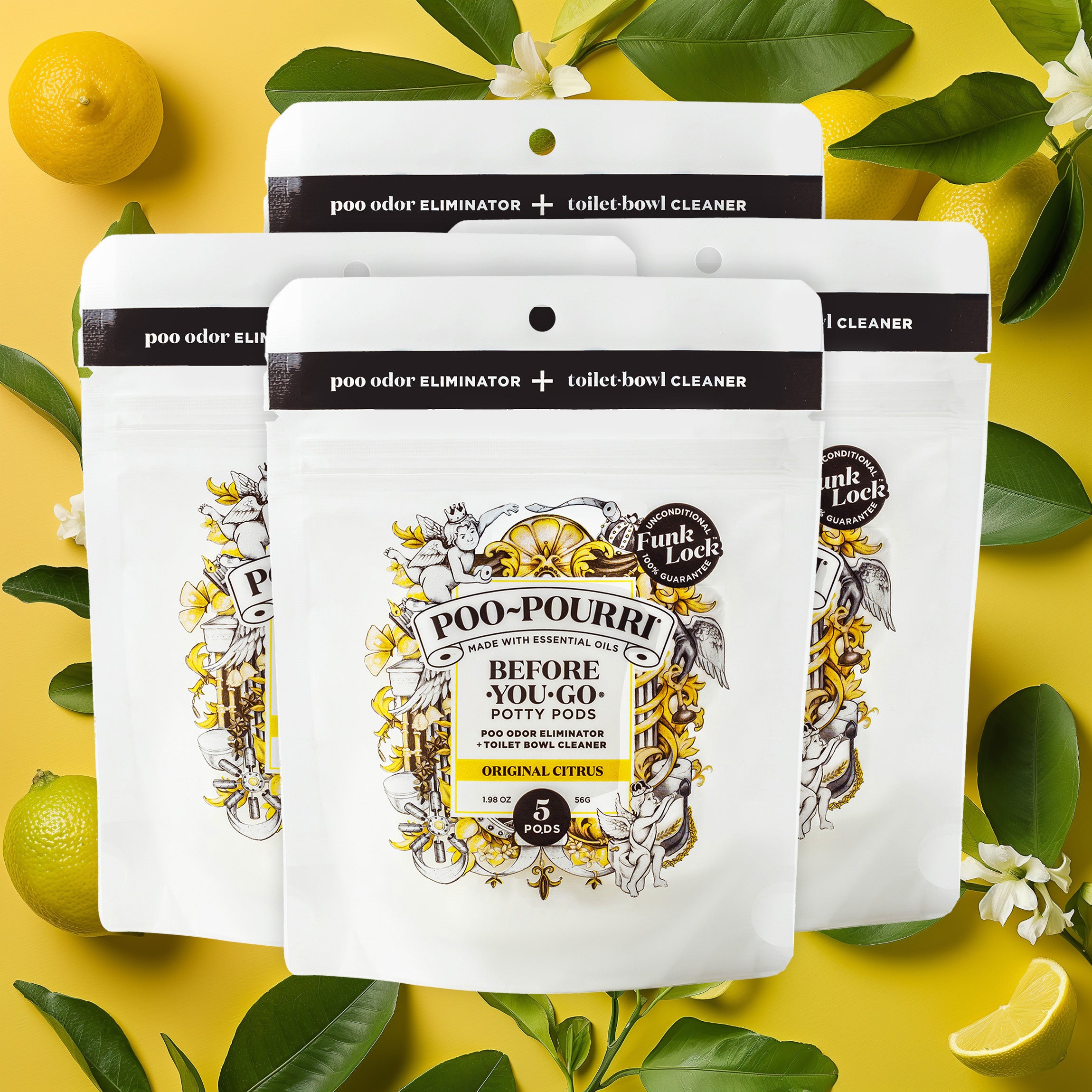 Potty Pods 4pk - Poo~Pourri Toilet Bowl Pods - Main image