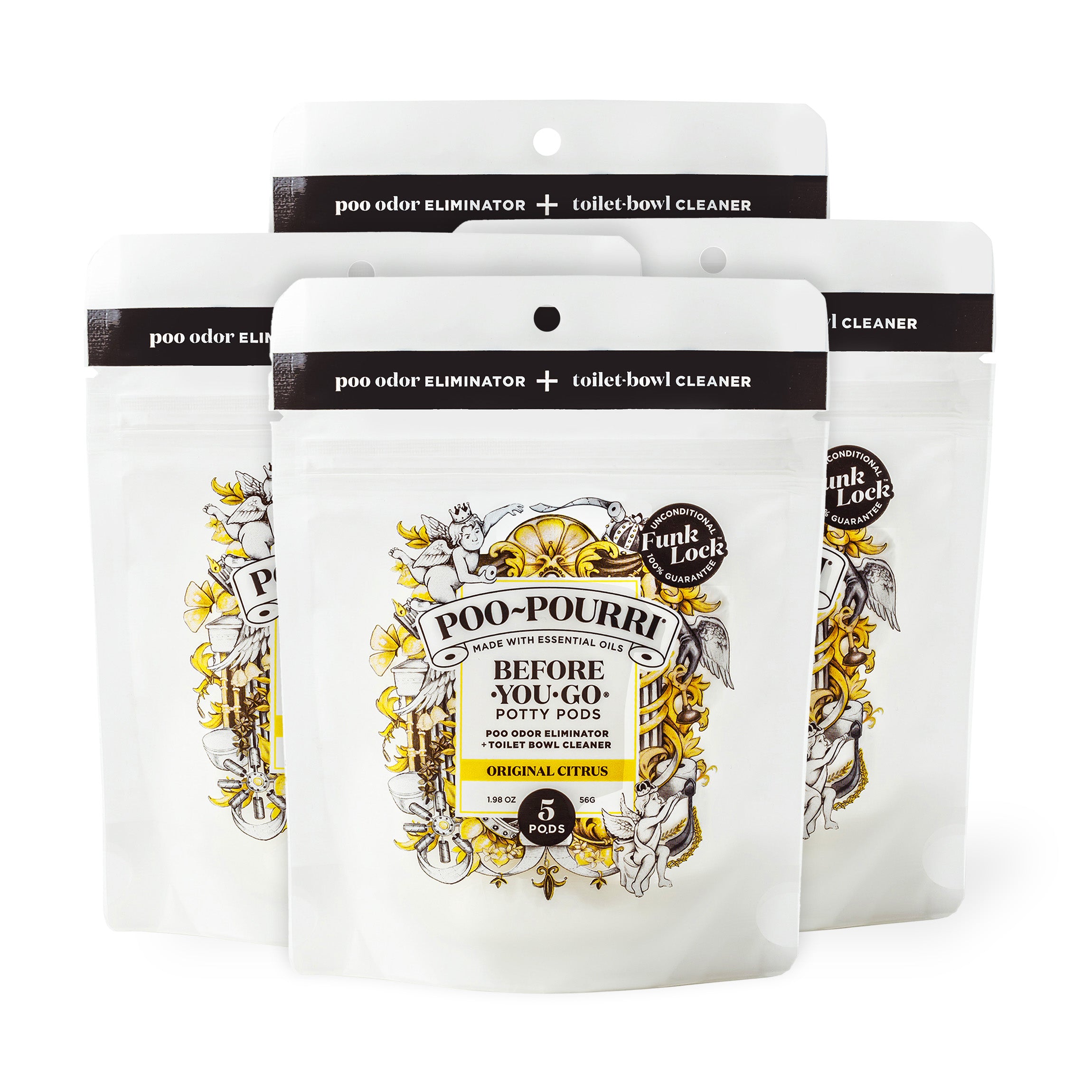 Potty Pods 4pk - Poo~Pourri Toilet Bowl Pods - View 2