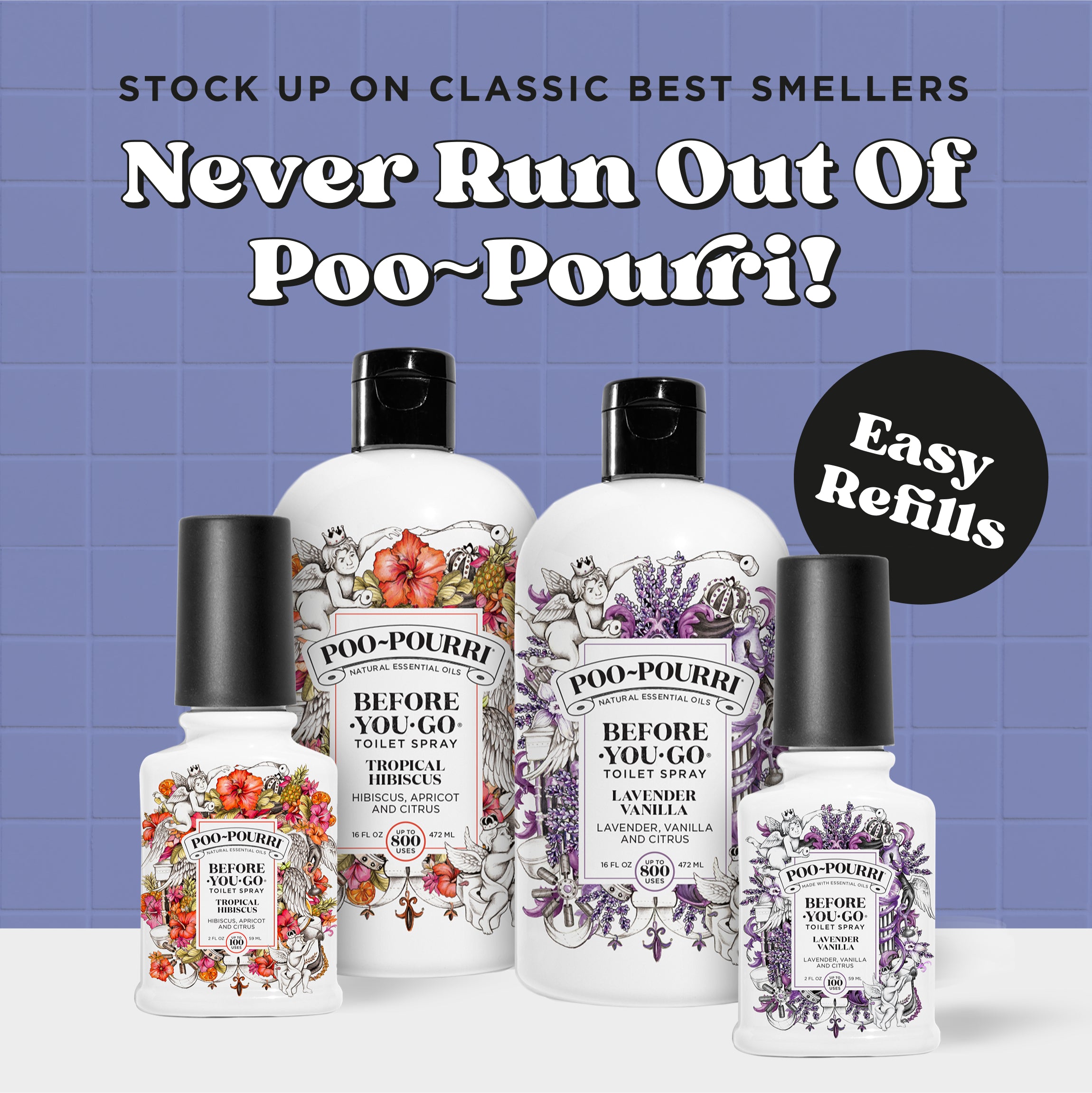 Lavender Peppermint Refill - Poo~Pourri Toilet Spray - View 6