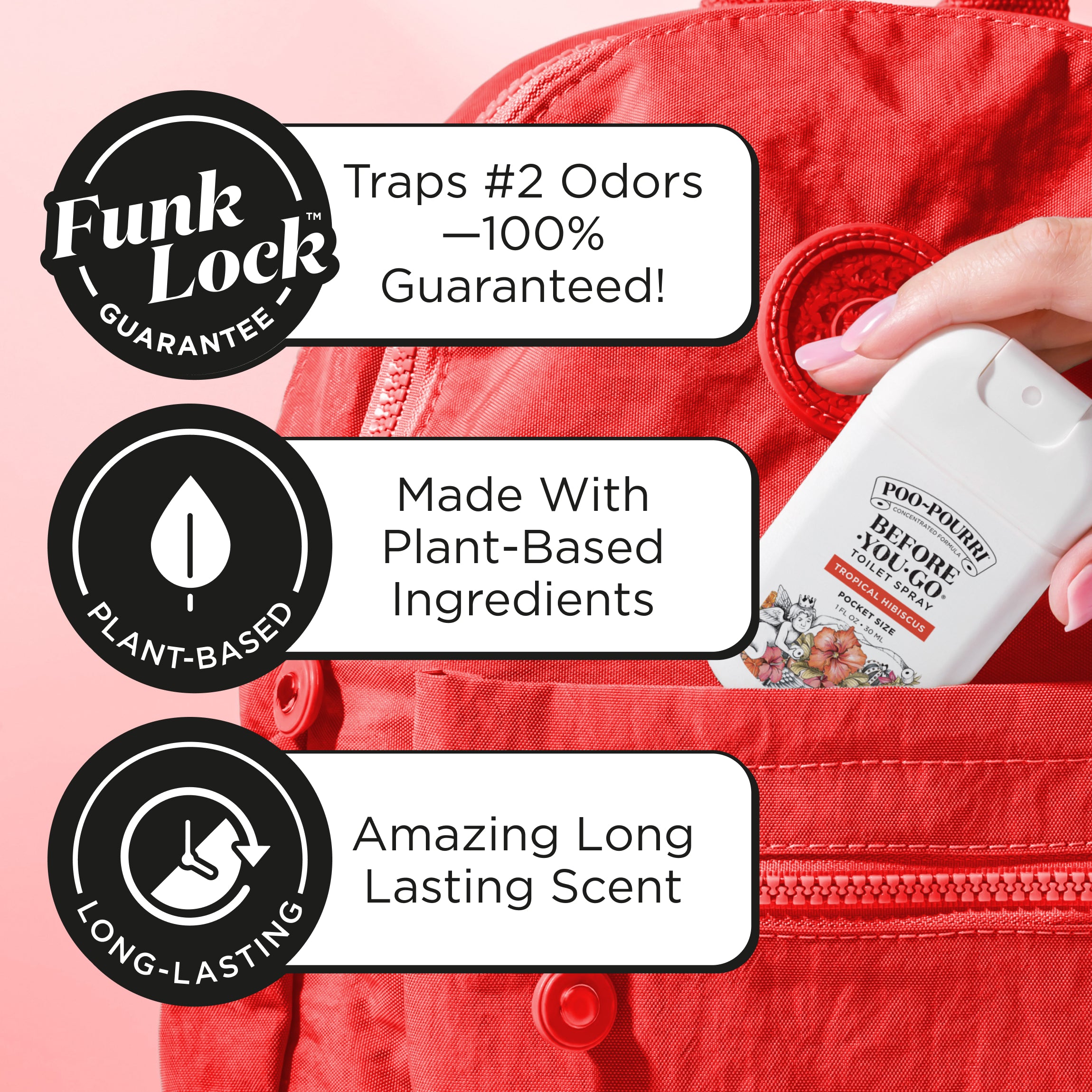 Tropical Hibiscus Pocket Sprayer - Poo~Pourri Toilet Spray - View 3