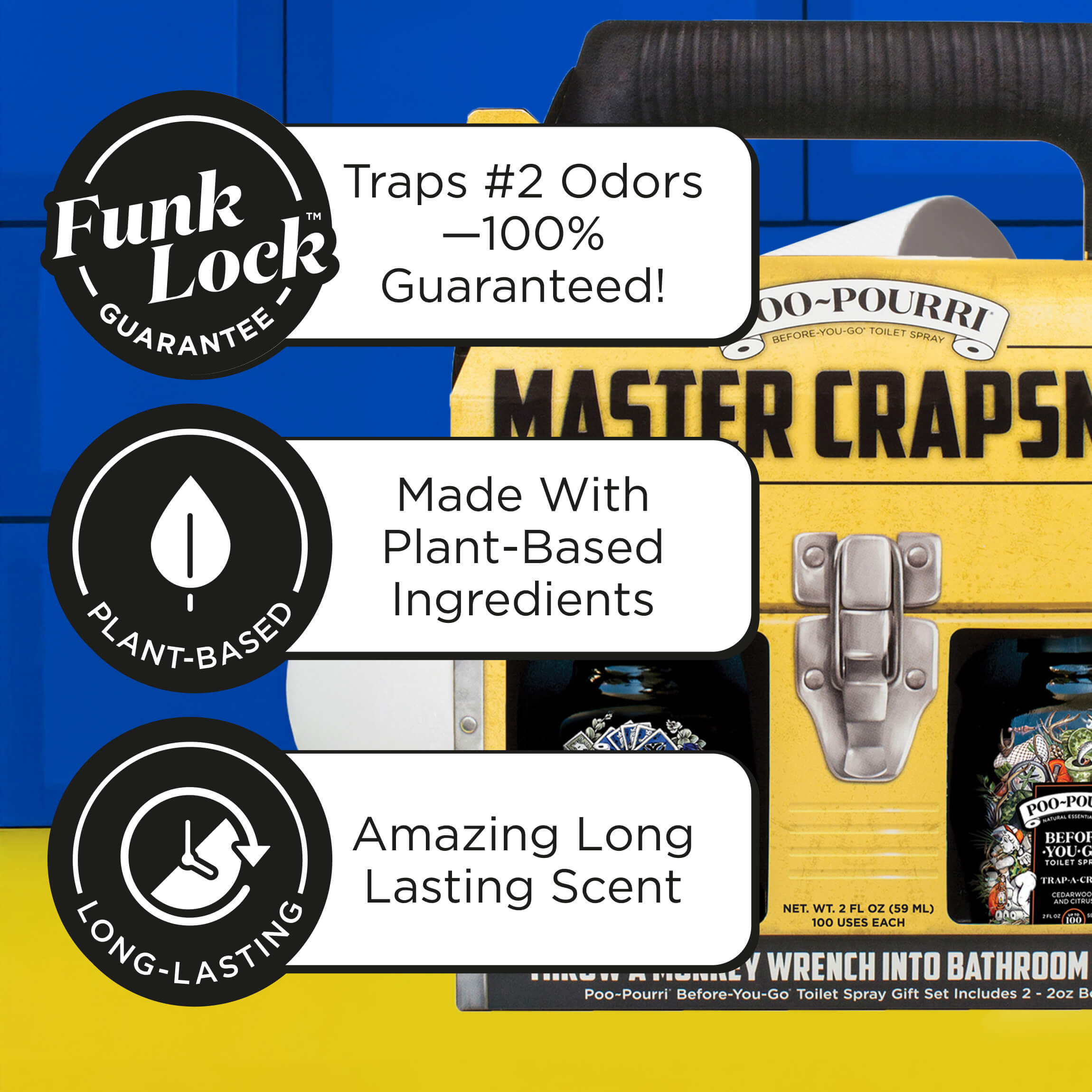 Master Crapsman Gift Set - Poo~Pourri Toilet Spray - View 3