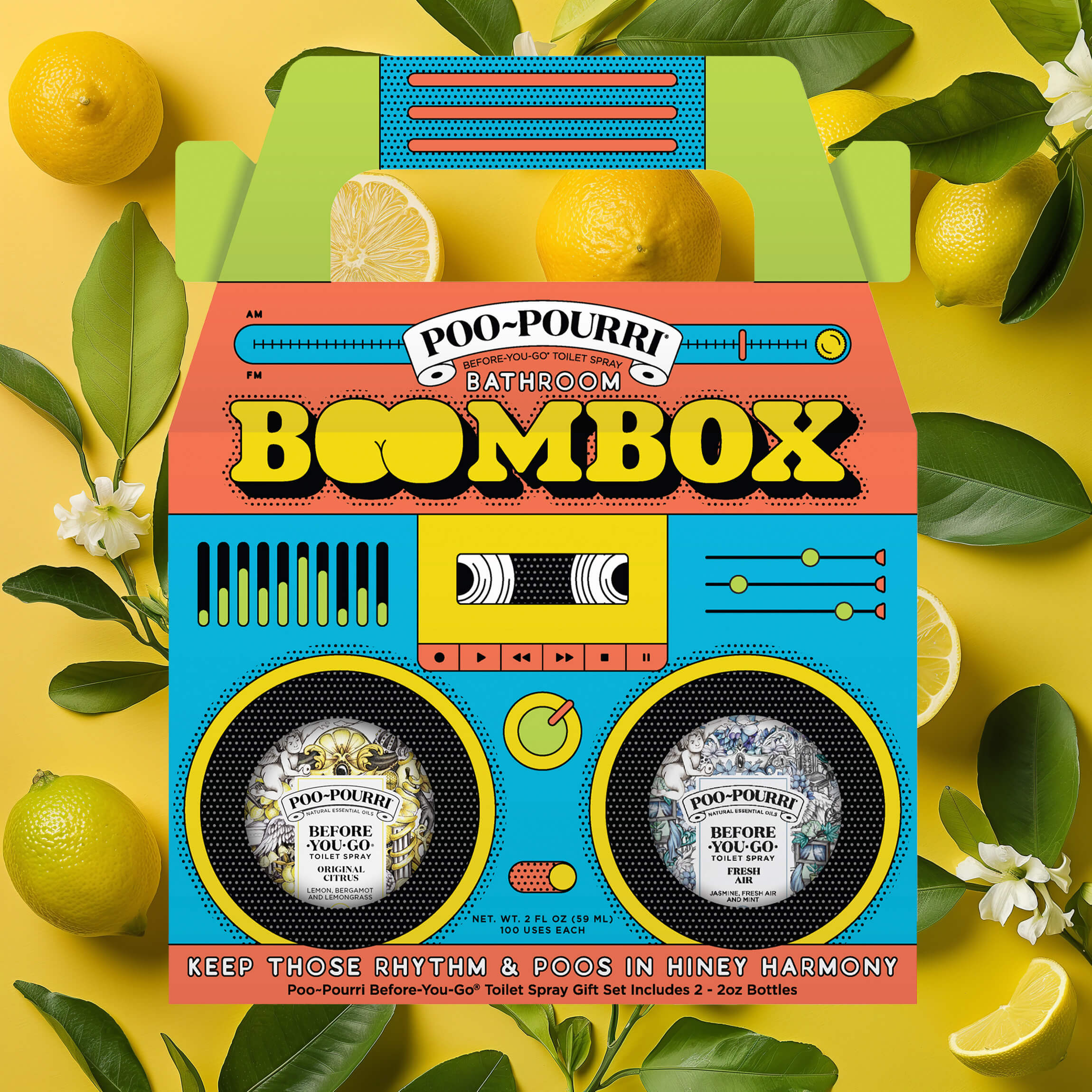 Bathroom Boombox Set - Poo~Pourri Toilet Spray - Main image